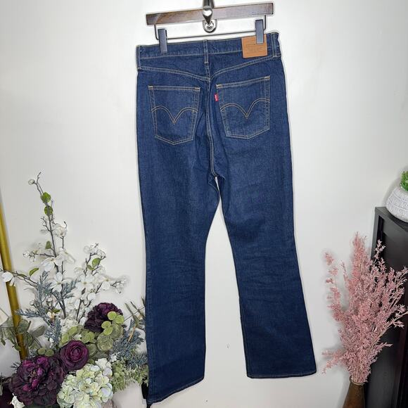 Levi's Women's Boot Cut Jeans - Dark Blue - Picture 7 of 10